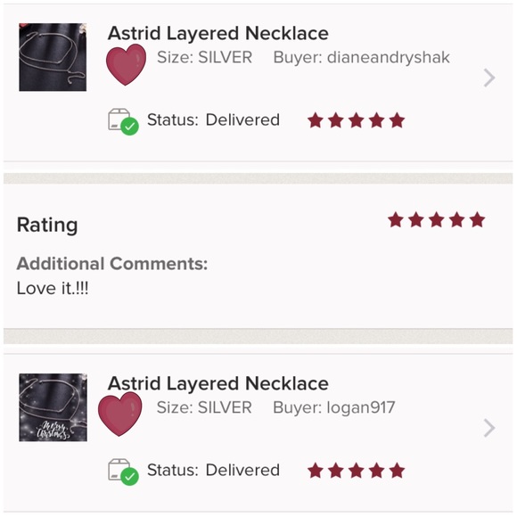 Astrid ✶ Layered Necklace - Picture 7 of 8